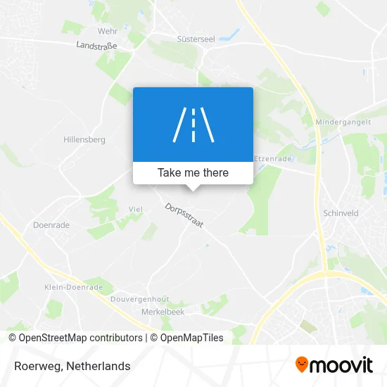Roerweg map