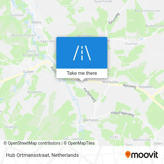 Hub Ortmansstraat map