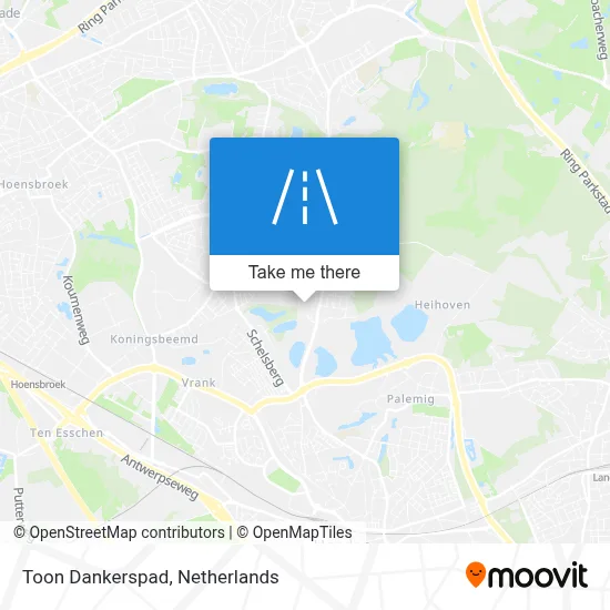 Toon Dankerspad map