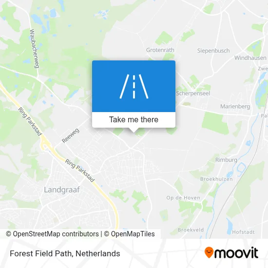 Bosveldweg map