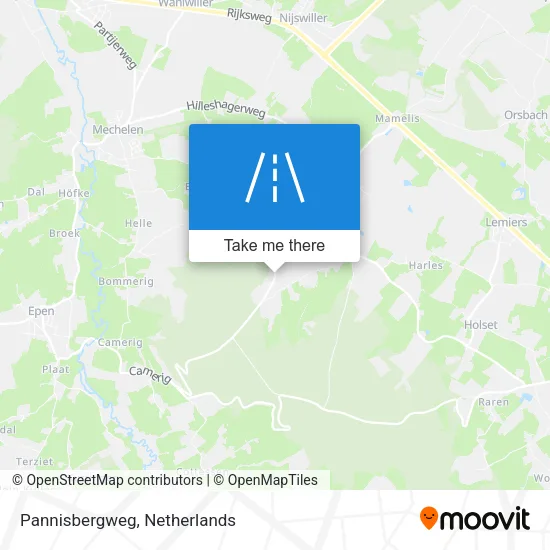 Pannisbergweg map
