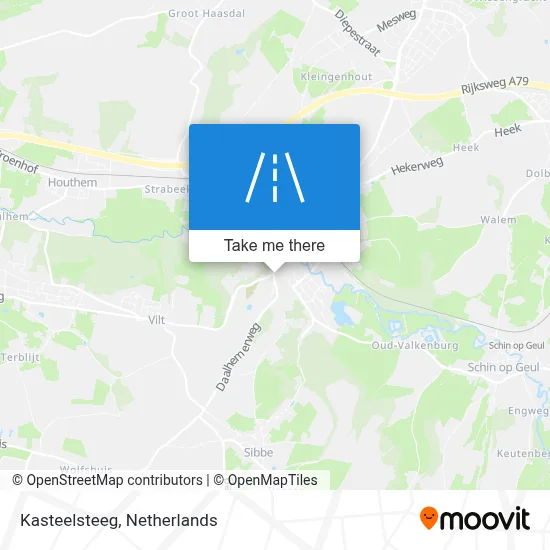 Kasteelsteeg map