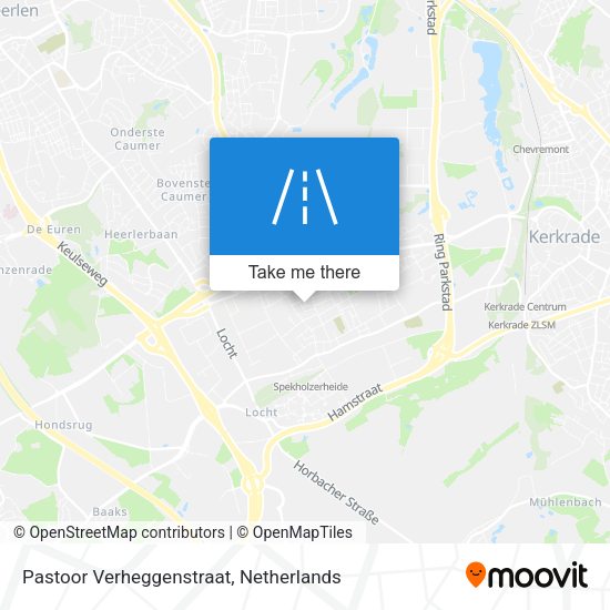 Pastoor Verheggenstraat map