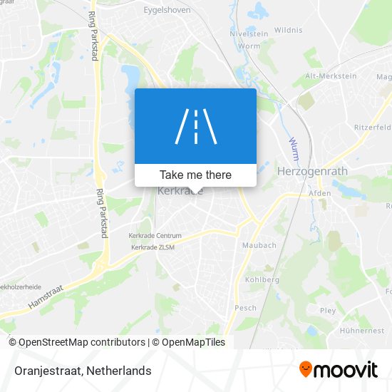 Oranjestraat map