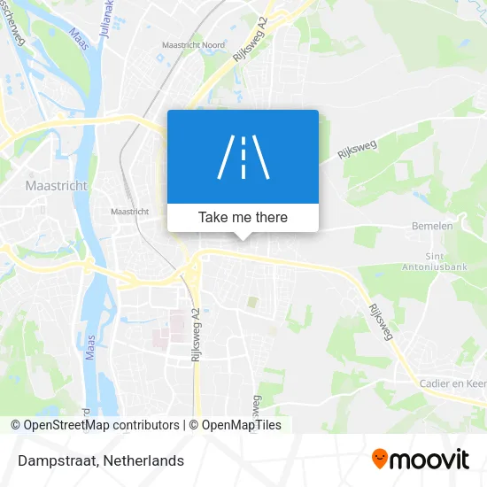 Dampstraat map