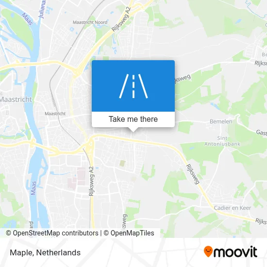 Esdoorn map