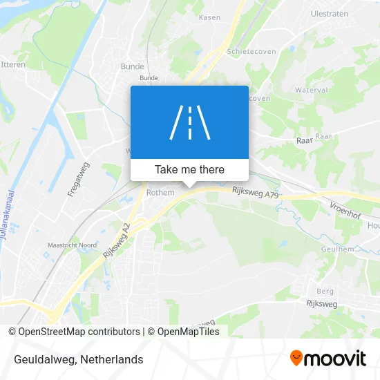 Geuldalweg map