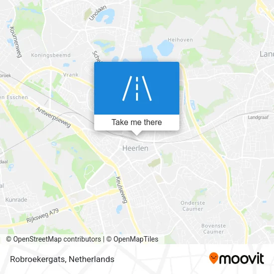 Robroekergats map