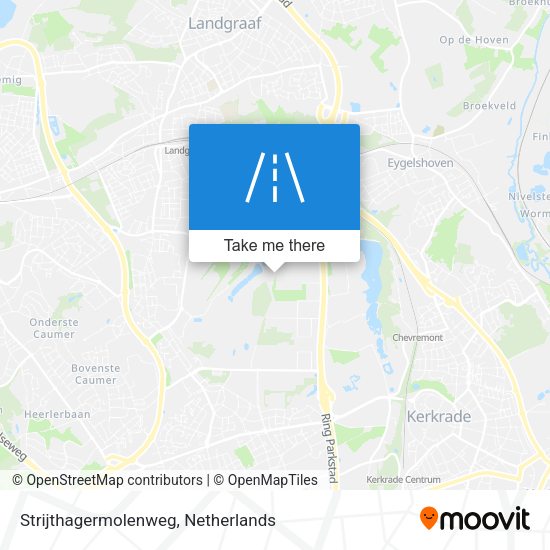 Strijthagermolenweg map