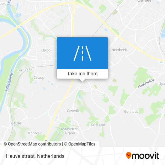 Heuvelstraat map