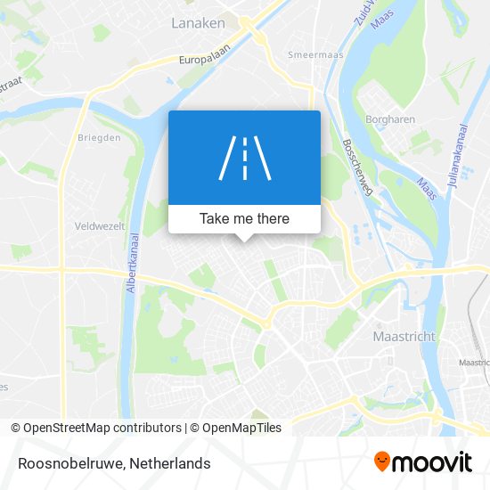 Roosnobelruwe map