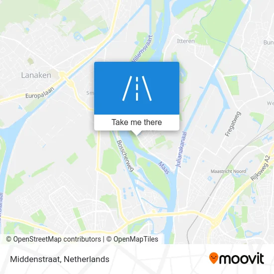 Middenstraat map