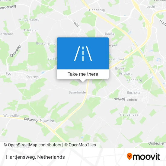 Hartjensweg map