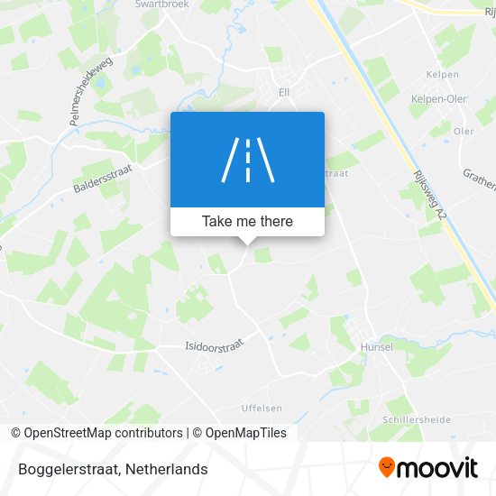 Boggelerstraat map
