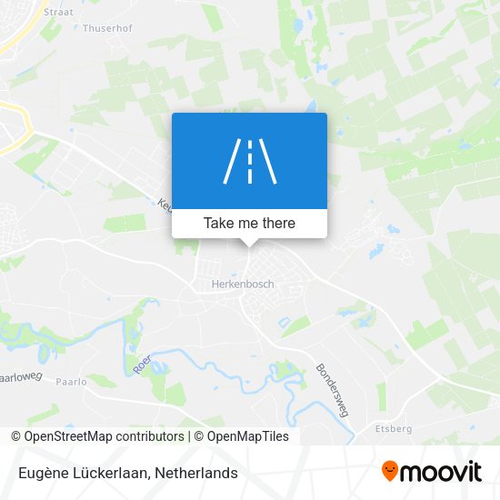 Eugène Lückerlaan map