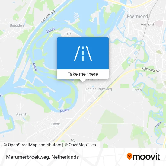 Merumerbroekweg map