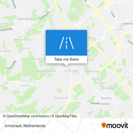 Irmstraat map