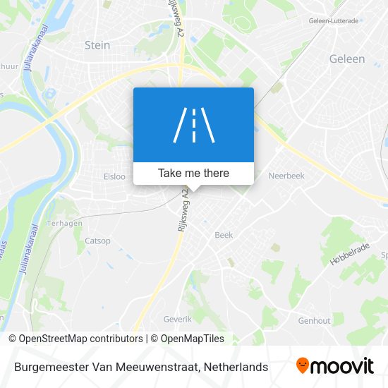 Burgemeester Van Meeuwenstraat map