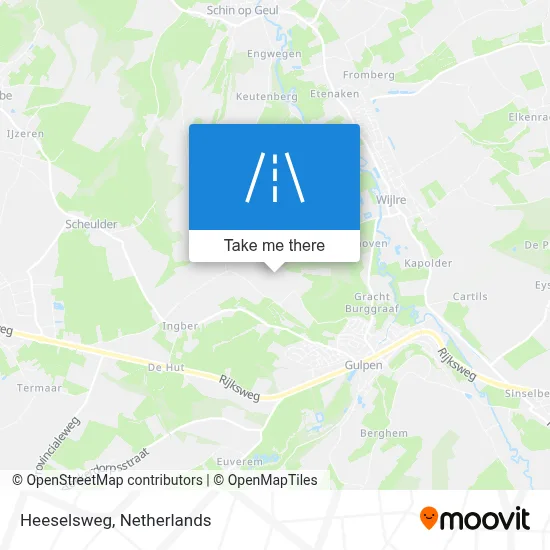 Heeselsweg map