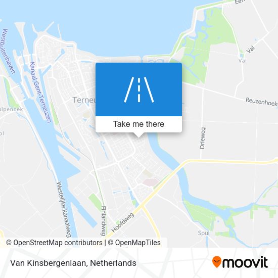 Van Kinsbergenlaan map