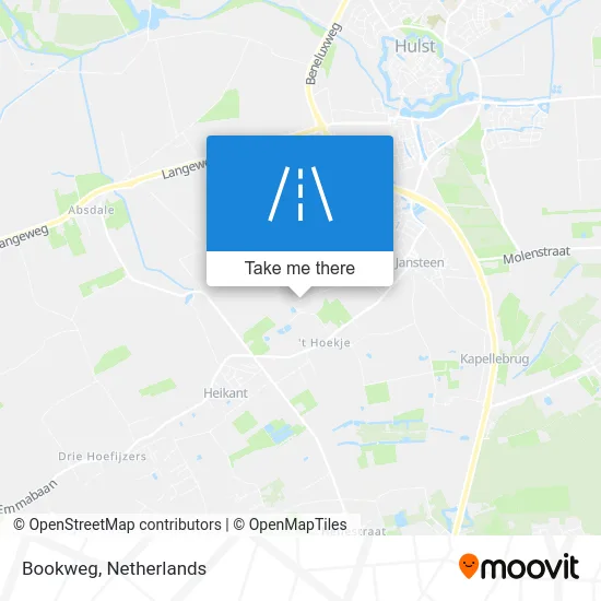 Bookweg map