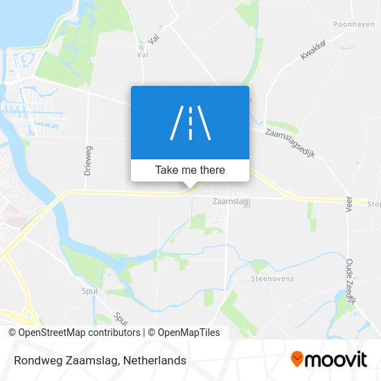 Rondweg Zaamslag Karte