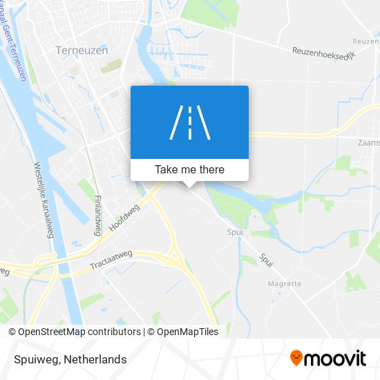 Spuiweg Karte