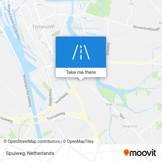 Spuiweg map