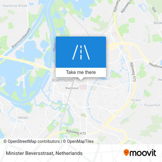 Minister Beversstraat map