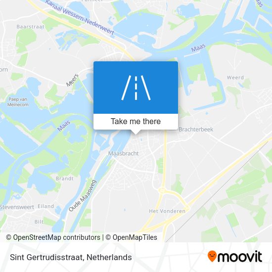 Sint Gertrudisstraat map