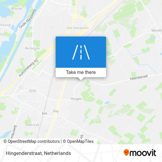Hingenderstraat map