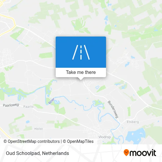 Oud Schoolpad map
