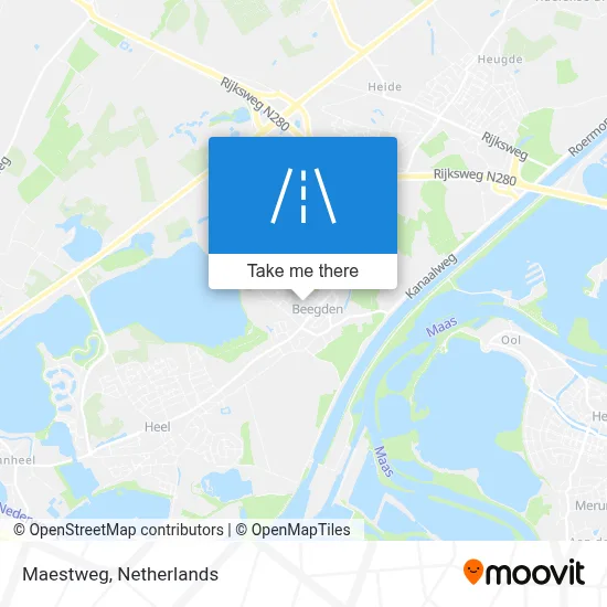 Maestweg map