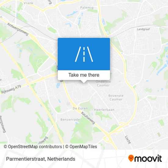 Parmentierstraat map