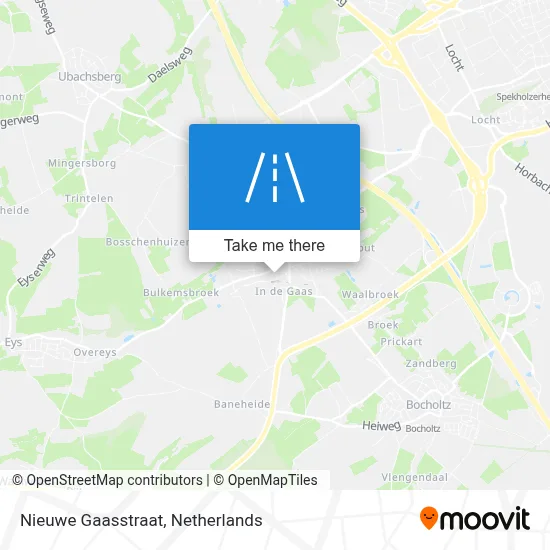 Nieuwe Gaasstraat map