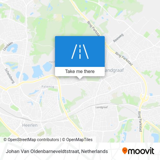 Johan Van Oldenbarneveldtstraat map