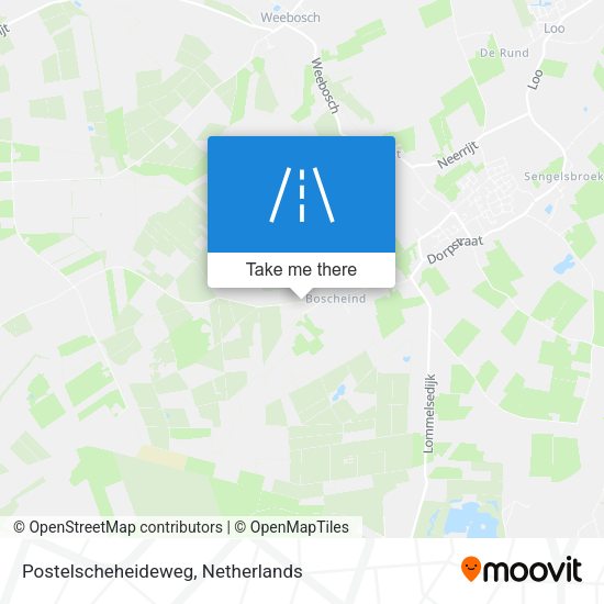 Postelscheheideweg map
