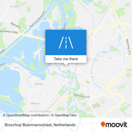 Bisschop Boermansstraat map
