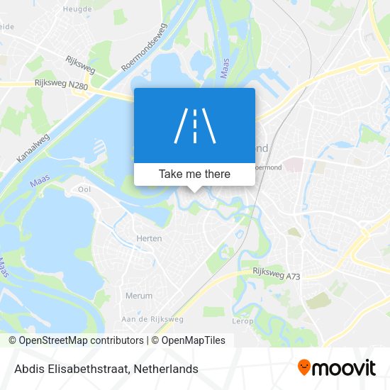 Abdis Elisabethstraat map