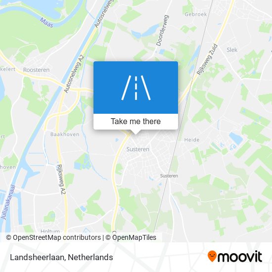 Landsheerlaan map