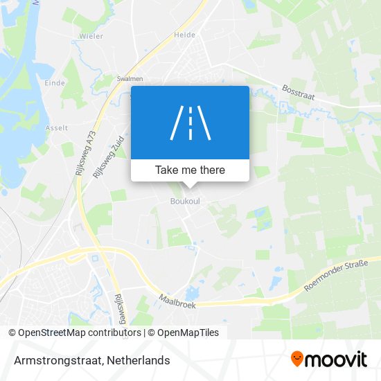 Armstrongstraat map