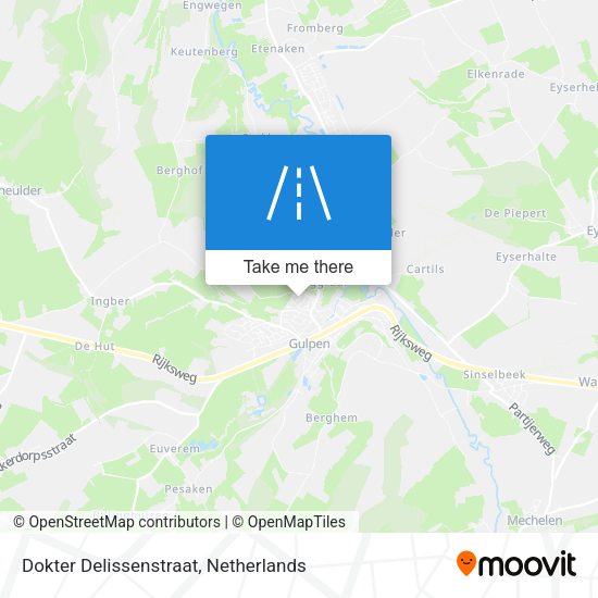 Dokter Delissenstraat map