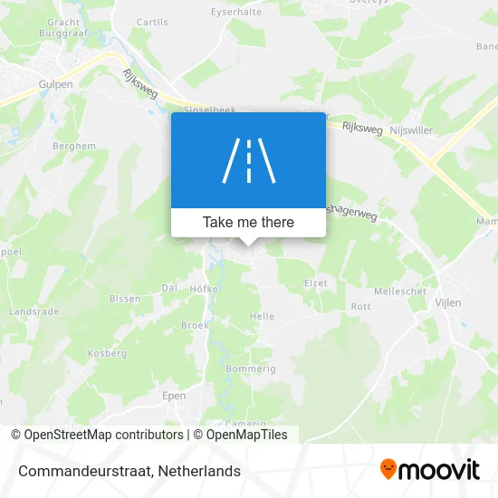 Commandeurstraat map