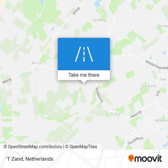'T Zand map