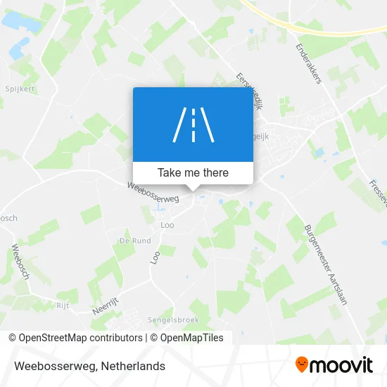 Weebosserweg map