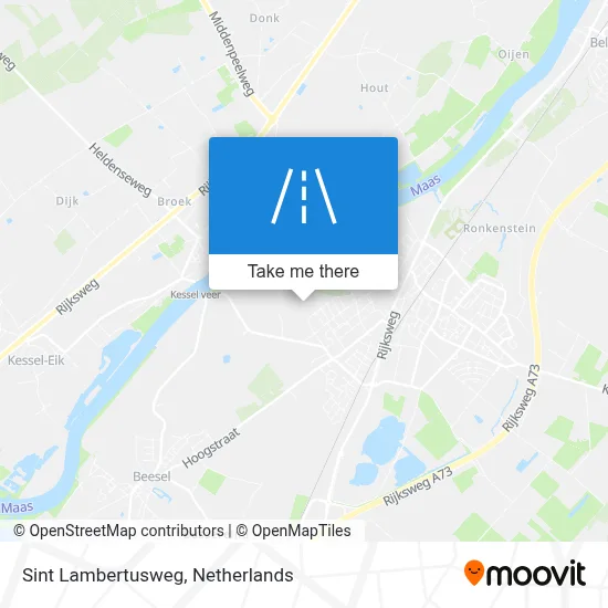 Sint Lambertusweg map