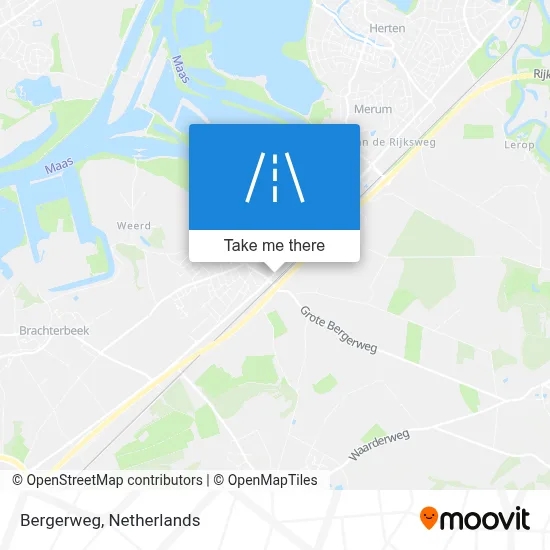Bergerweg map