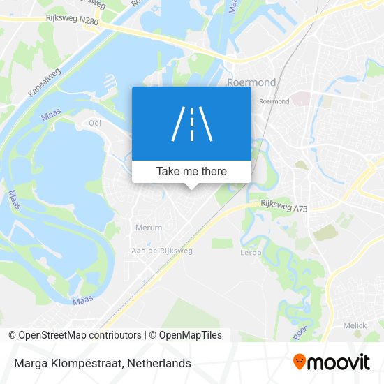 Marga Klompéstraat map