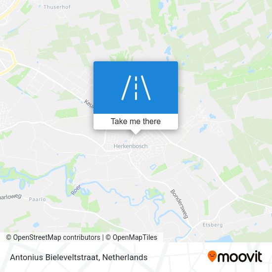 Antonius Bieleveltstraat map