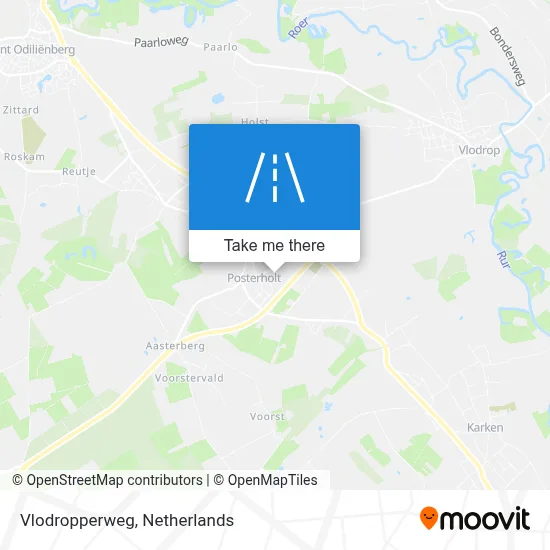 Vlodropperweg map